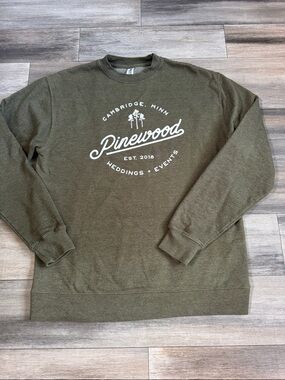 Minnesota Pinewood Olive Green Crewneck Sweatshirt